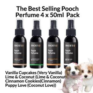 Pooch Perfume 4 Set MINIS: 4 x 50mls